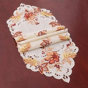 img 3 attached to 🦃 Grelucgo Elegant Embroidered Thanksgiving Holiday