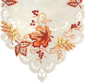 img 1 attached to 🦃 Grelucgo Elegant Embroidered Thanksgiving Holiday