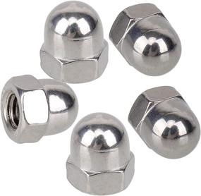 img 3 attached to 🔩 RDEXP 304 Stainless Steel Acorn Dome Cap Head Hex Nuts - Pack of 10 (M6) - Durable & Reliable Fasteners for Various Applications