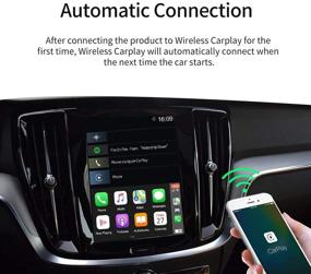 img 2 attached to 🚗 КарлинКит 2.0 Беспроводной адаптер CarPlay U2W - Обновление для автомобилей с заводской проводной системой CarPlay, совместим с Audi/Porsche/Volvo/Volkswagen, онлайн-совместимость с iOS 14, превратите проводной CarPlay в беспроводной.