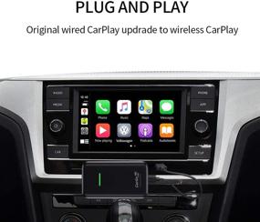 img 3 attached to 🚗 КарлинКит 2.0 Беспроводной адаптер CarPlay U2W - Обновление для автомобилей с заводской проводной системой CarPlay, совместим с Audi/Porsche/Volvo/Volkswagen, онлайн-совместимость с iOS 14, превратите проводной CarPlay в беспроводной.