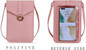 img 1 attached to Crossbody Lightweight Shoulder Handbags Cellphones Cell Phones & Accessories for Cases, Holsters & Clips