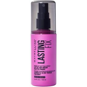 img 4 attached to 💦 Maybelline New York Facestudio Lasting Fix Makeup Setting Spray: Matte Finish, Long-lasting Hold - 3.4 Fl Oz