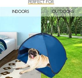 img 3 attached to 🏖️ YZKJ Beach Sun Shelters: Instant PopUp Canopy Shade Tent for Camping, Fishing, Hiking, Picnic – Portable, Windproof, Waterproof with Mobile Phone Stand