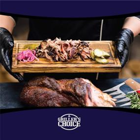 img 2 attached to 🔪 Ultimate Meat Shredder: Effortlessly Shred Pulled Pork, Chicken, Turkey, Brisket, and More with Commercial Bear Claws. Lift, Handle, and Cut Meats with Ease. Includes (2) Heavy-Duty, High-Performance Shredder Claws.