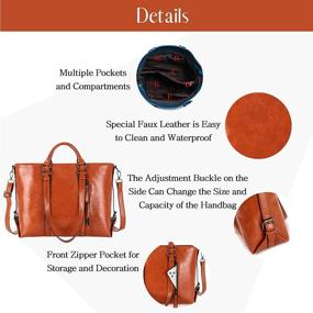 img 2 attached to TMFAN Women's Handbags & Wallets: Stylish Shoulder Satchel with Convenient Compartments