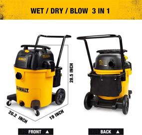 img 1 attached to DEWALT DXV16PA Poly Wet/Dry Vacuum 16-Gallon - Powerful Yellow Vac with Acc - Dimensions 20.87 x 20.08 x 29.72