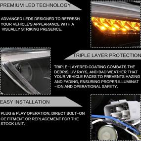 img 2 attached to VLAND Headlight 2013 2016 2017 2019 Sequential