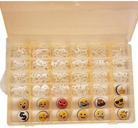 img 3 attached to 📦 36-Grid Plastic Jewelry Box Organizer with Adjustable Dividers - Storage Container 1-Pack