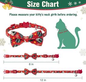 img 3 attached to HOMIMP Christmas Collar Breakaway Adjustable