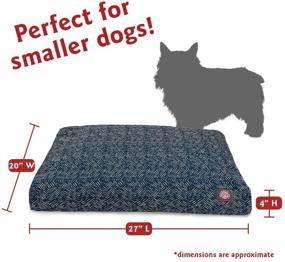 img 2 attached to 🐾 Majestic Pet Teal Native Rectangle Indoor Outdoor Pet Dog Bed: Ultimate Comfort with Removable Washable Cover!