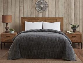 img 2 attached to Morgan Home Embossed All Season Charcoal