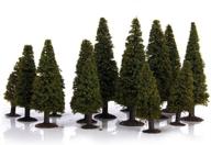 enhance your diy green scenery with bestomz 15pcs model cedar trees – ideal for architectural landscapes логотип