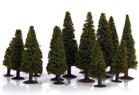 img 4 attached to Enhance Your DIY Green Scenery with Bestomz 15pcs Model Cedar Trees – Ideal for Architectural Landscapes