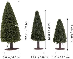 img 2 attached to Enhance Your DIY Green Scenery with Bestomz 15pcs Model Cedar Trees – Ideal for Architectural Landscapes