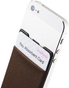 img 2 attached to Sinjimoru Credit Card Holder and Stand for iPhone and Android with Men's Accessories