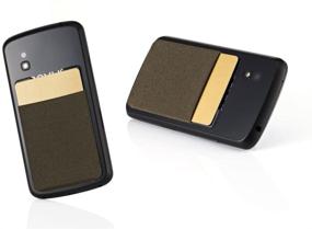 img 1 attached to Sinjimoru Credit Card Holder and Stand for iPhone and Android with Men's Accessories