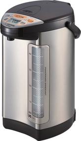 img 4 attached to Zojirushi America Corporation 5-Liter Vacuum-Electric Hybrid 🔥 Water Boiler: Efficient & Stylish Stainless Dark Brown Dispenser