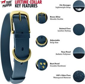 img 1 attached to 🐶 Tuff Pupper Classic 'Lifetime' Heavy Duty Dog Collar: Strong, Waterproof, and Odor Free - A Life-Long Investment