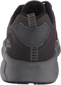 img 2 attached to Propet Stability Laser Sneaker Black Men's Shoes