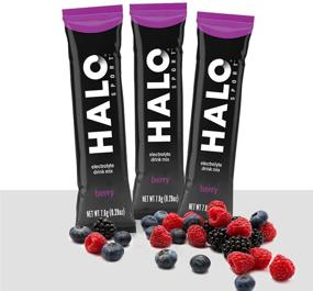img 2 attached to 🍇 Halo: Organic Hydration Powder Packets – Berry Flavor - 12 Servings (5g Each) - Essential Vitamins + Minerals + Electrolytes - Vegan, Kosher - Immunity Boosting Drink