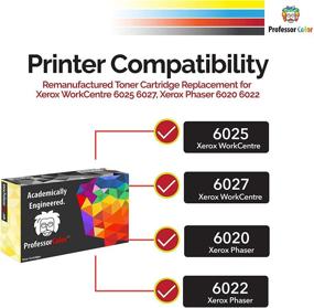 img 3 attached to Professor Color Remanufactured Toner Printer Cartridge For Xerox WorkCentre 6027/6025 Computer Accessories & Peripherals in Printer Ink & Toner