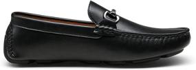 img 1 attached to Men's VOSTEY BMY822A Handsewn Loafers Driving Shoes - Ideal for Loafers & Slip-Ons