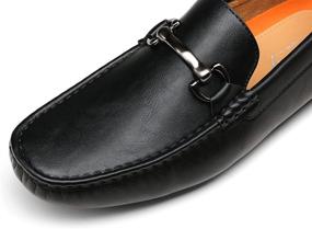 img 3 attached to Men's VOSTEY BMY822A Handsewn Loafers Driving Shoes - Ideal for Loafers & Slip-Ons