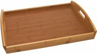 🍃 bamboo serving tray by lipper international 8864: stylish and sustainable serving solution логотип