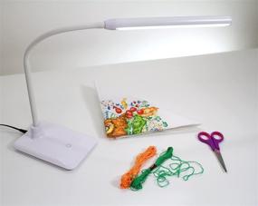 img 2 attached to 🔆 Daylight Company LLC UN1420 Daylight Uno LED Art & Craft Table Lamp-White: Illuminating Creativity at its Finest!
