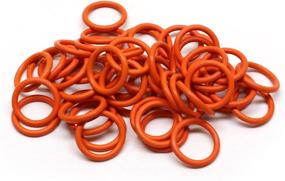img 4 attached to 🔶 Harley Davidson Oil Drain Plug Oring Replacement - 50 Pack, #11105 (Orange Color)