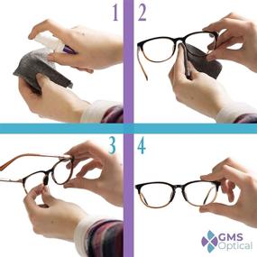 img 1 attached to Optical® Anti Slip Adhesive Contoured Silicone Vision Care for Eyeglasses Care