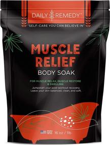 img 4 attached to DAILY REMEDY Epsom Salt Muscle Relief Body Soak - Made in USA - Deep Soak for Body Aches, Muscle Pain, Joint Soreness, and Tired Muscles.