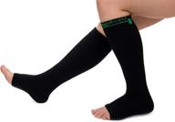 🧦 vagabond 3xl and 2xl extra wide calf toeless compression socks -15-20 mmhg for fatigue, pain relief, leg swelling, comfortable compression logo