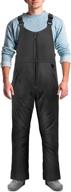 sportneer insulated overalls winter black логотип