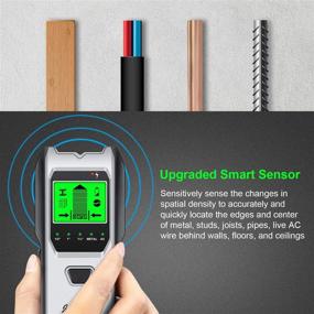 img 3 attached to 🔍 Stud Finder Wall Scanner: Upgraded Smart 5-in-1 Multi-function Sensor for Metal, Studs, AC Wire, and Pipe Locator in Walls
