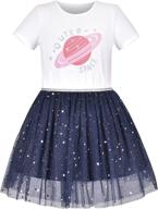 🌈 purple rainbow birthday dresses for girls: stylish sleeve designs for girls' clothing logo