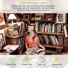 img 3 attached to 💡 Comzler Small Light Bulb - Ceiling Fan Light Bulbs with 60 Watt Equivalent