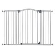 🚪 extra wide and extra tall safety gate, 29.5 - 53 inch width and 38" height, for doorways and stairways, with auto-close and hold-open feature, in grey shade - summer infant logo
