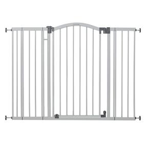 img 4 attached to 🚪 Extra Wide and Extra Tall Safety Gate, 29.5 - 53 Inch Width and 38" Height, for Doorways and Stairways, with Auto-Close and Hold-Open Feature, in Grey Shade - Summer Infant