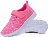 yapoly breathable sneakers lightweight athletic girls' shoes logo