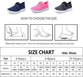 img 3 attached to Yapoly Breathable Sneakers Lightweight Athletic Girls' Shoes