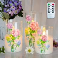 cheriment hydrangea decoration мерцающие беспламенные свечи с дистанционным управлением логотип