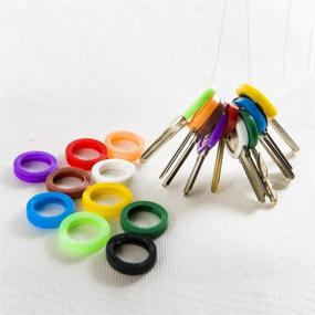 img 1 attached to Silicone Plastic Identifier Rings Colors Commercial Door Products