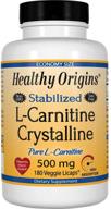 healthy origins l carnitine crystalline capsules logo