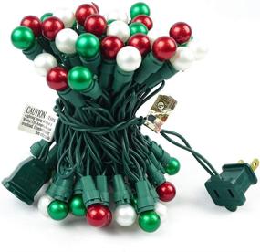 img 4 attached to 🎄 BOHON 19FT Indoor Christmas Lights: UL Certified Multi Color String Lights for Holiday Party, Halloween Tree Decor - 70 LED Pearlized Glass Bulbs