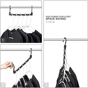 img 3 attached to XCZGSS Cascading Multifunctional Wardrobe Organizer