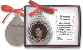 img 3 attached to Loving Memory PEWTER Photo ORNAMENT