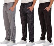 boys' activewear: pack of basketball athletic sweatpants and active clothing logo