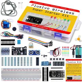 img 3 attached to 🔓 Разблокируйте свой потенциал программирования с Plusivo беспроводным супер стартовым набором - вашим идеальным беспроводным стартовым набором для разработки в среде Arduino IDE, полным набором разработки - идеально подходит для начинающих и изобретателей.